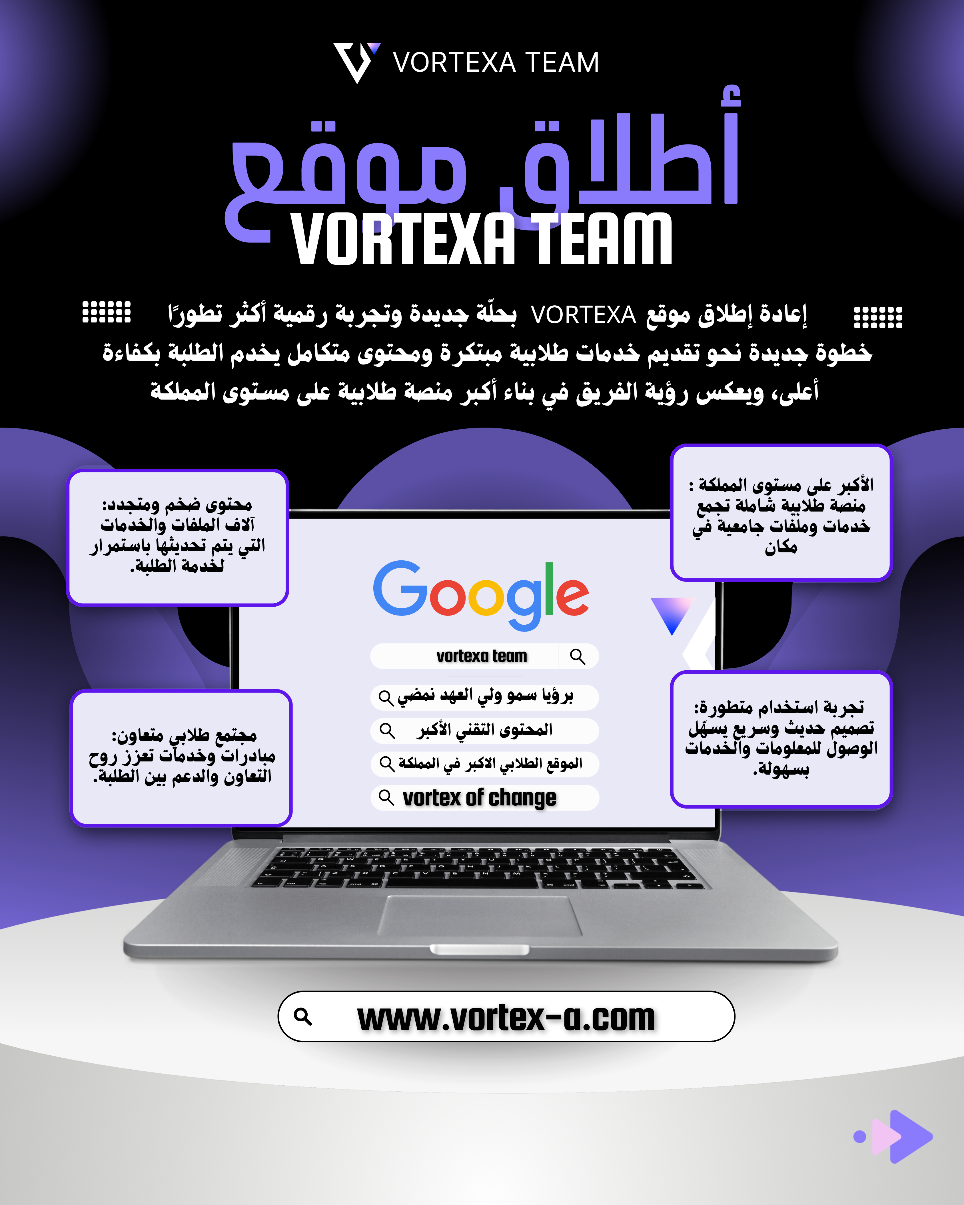 إعادة إطلاق موقع Vortexa 🚀